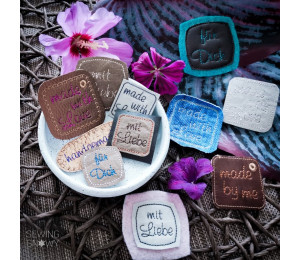 Stickserie - 95 Handmade Tags Labels